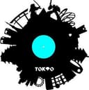 Archivo Vectorial de Reloj de Pared Estilo Vinilo Tokyo Skyline