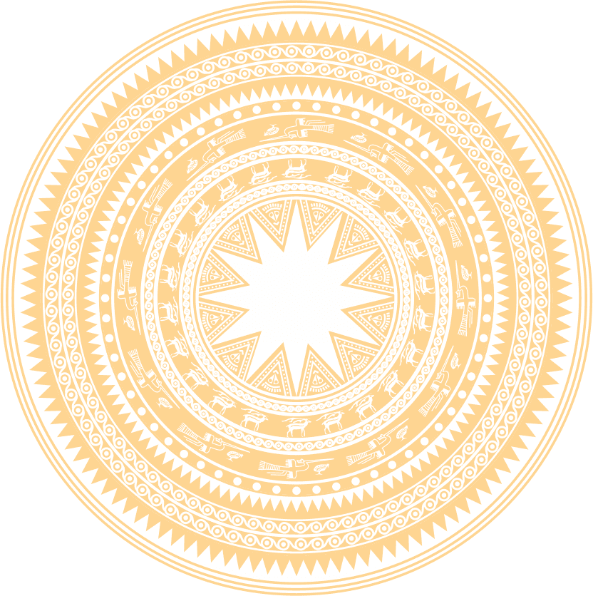 Traditional Vietnamese Dong Son Drum Mandala Vector File