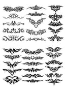 Colección de Diseño de Tatuaje Tribal - 30+ Patrones Ornamentales