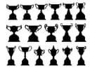 Colección de Vectores de Trofeos - Archivo DXF para Corte Láser