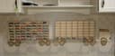 Truck-Shaped Toy Car Wall Display Shelf Laser Cut Vector