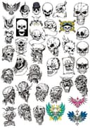 Ultimate Skull Vector Pack for Laser Cutting and Engraving (CDR)