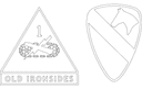 Logos da 1st Armored e 1st Cavalry Division em DXF