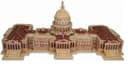 Archivo Vectorial 3D del Capitolio de EE. UU. para Corte Láser