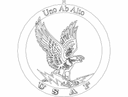 Diseño Vectorial de Emblema Águila USAF para Corte Láser DXF