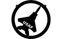 Archivo Vector DXF Silueta Caza USAF F-15
