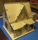 Victorian Dollhouse Laser Cut File - 3D Wood Puzzle Plan
