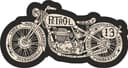 Design de Vetor de Adesivo de Moto Vintage para CNC