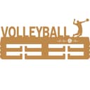 Colgador de Medallas de Voleibol Archivo Vectorial para Corte Láser