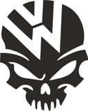 VW Volkswagen Skull Logo Vector for Laser Cutting