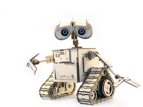 WALL-E 3D Robot Puzzle Laser Cut File - Free Vector Download