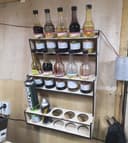 Wall-Mounted Bottle and Spray Can Organizer DXF Laser Cut File