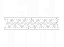 Wall Mounted Fishing Rod Holder Vector Design DXF File
