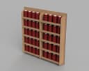 Organizador de Hilos de Pared - Archivo Vectorial para Corte Láser