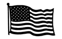 Diseño Vectorial de Bandera de EE. UU. para Corte Láser DXF