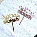 Topper de Pastel We Love You Mommy SVG Archivo para Láser