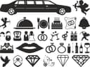 Wedding Celebration Vector Collection for Laser Cutting