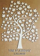 Wedding Tree Guest Book Laser Cut Vector File