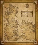 Mapa de Westeros Game of Thrones SVG Arquivo Vetorial
