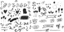 Whimsical Hand-Drawn Doodle Elements Free Vector Set