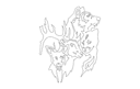 Archivo Vectorial de Animales Salvajes para Corte Láser DXF
