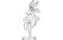 Archivo Vectorial DXF de Wile E. Coyote para Corte Láser