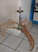 Suporte de Narguilé com Asas - Arquivo Vetor Laser Cut