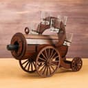 Wooden Cannon Mini Bar 3D Puzzle Vector File