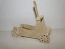 Archivo Vectorial de Rompecabezas 3D de Catapulta para Corte Láser