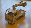 Caminhão Cesto Aéreo Puzzle 3D Arquivo Vetorial DXF