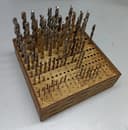 Organizador de Brocas de Madera en Vector DXF para Corte Láser