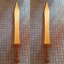 Wooden Gladius Sword Laser Cut Vector Design (DXF)
