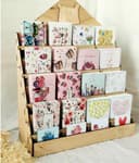 Archivo Vector Corte Láser para Expositor de Tarjetas