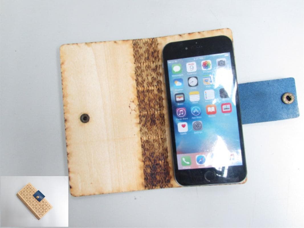 Wooden Phone Case Laser Cut Vector Project DXF File