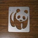 Vector de Logo Panda WWF para Corte Láser - Archivo DXF Gratis