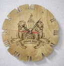 Zenit Football Club Wall Clock Laser Cut Vector File