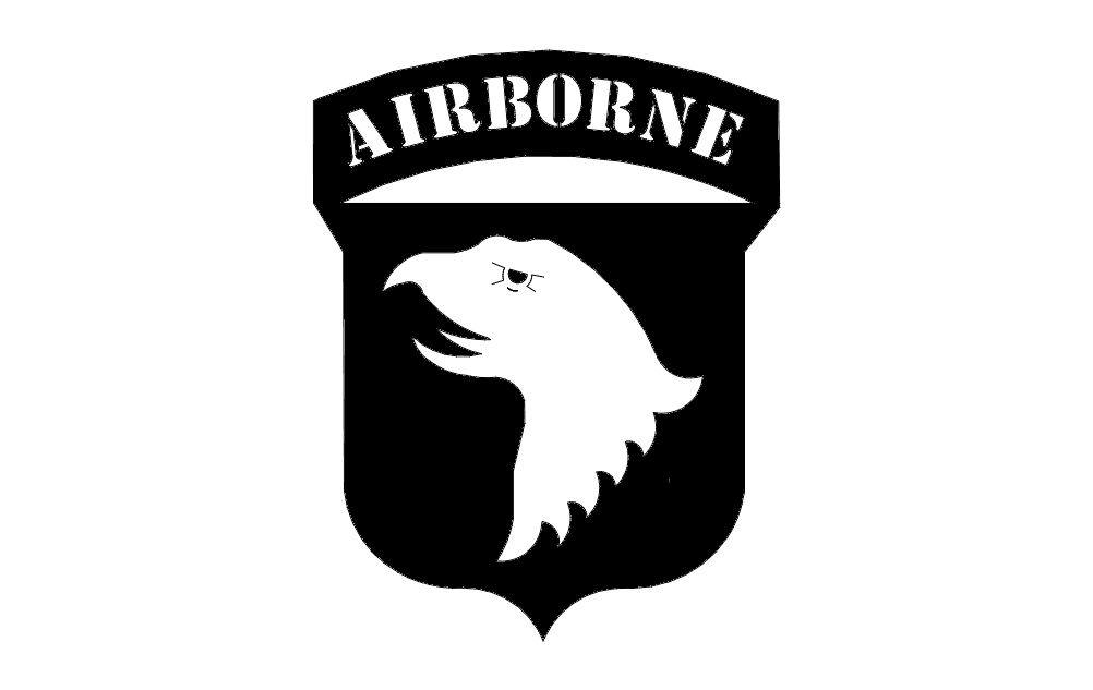 101st Airborne Division Insignia Vector File for CNC