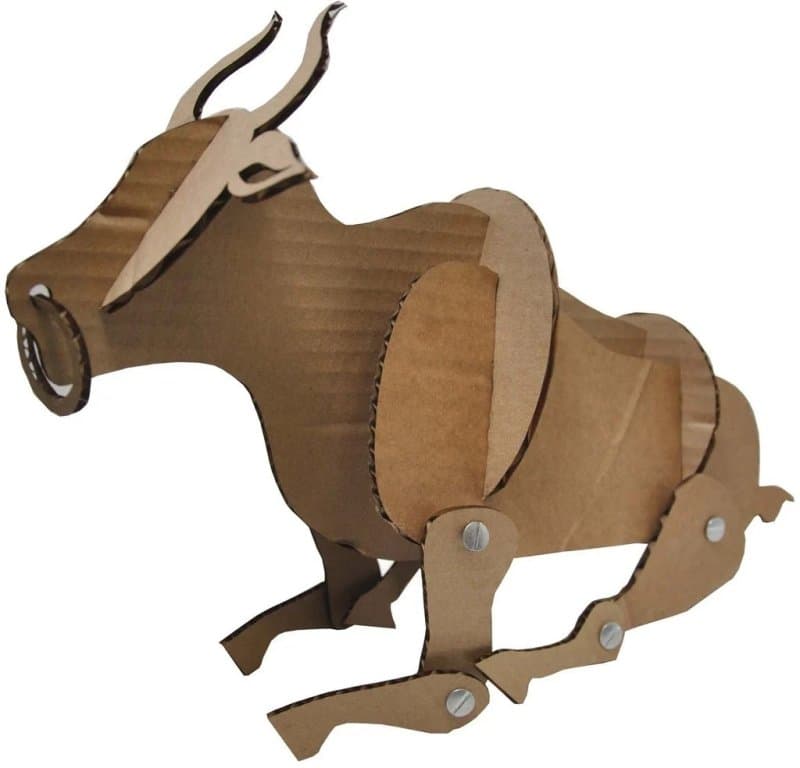 3D Ferdinand The Bull Articulated Laser Cut SVG File