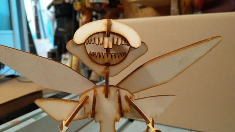 Arquivo DXF Fada dos Dentes 3D para Corte a Laser - Inspirado em Hellboy 2