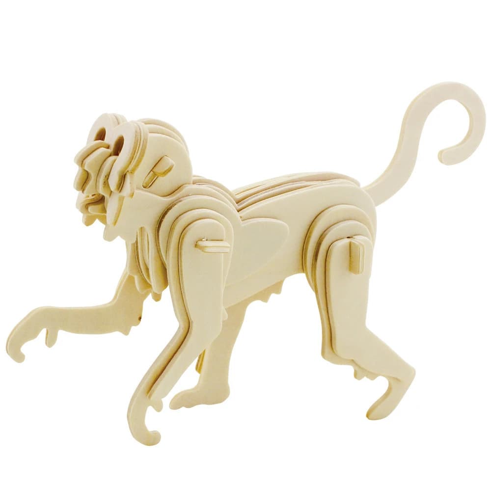 3D Monkey Animal Puzzle Laser Cut Vector File