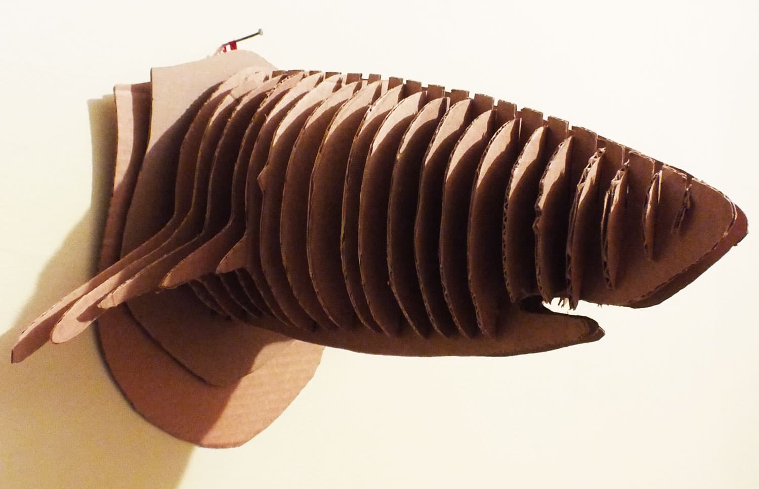 3D Shark Head Wall Trophy Laser Cut Vector DXF