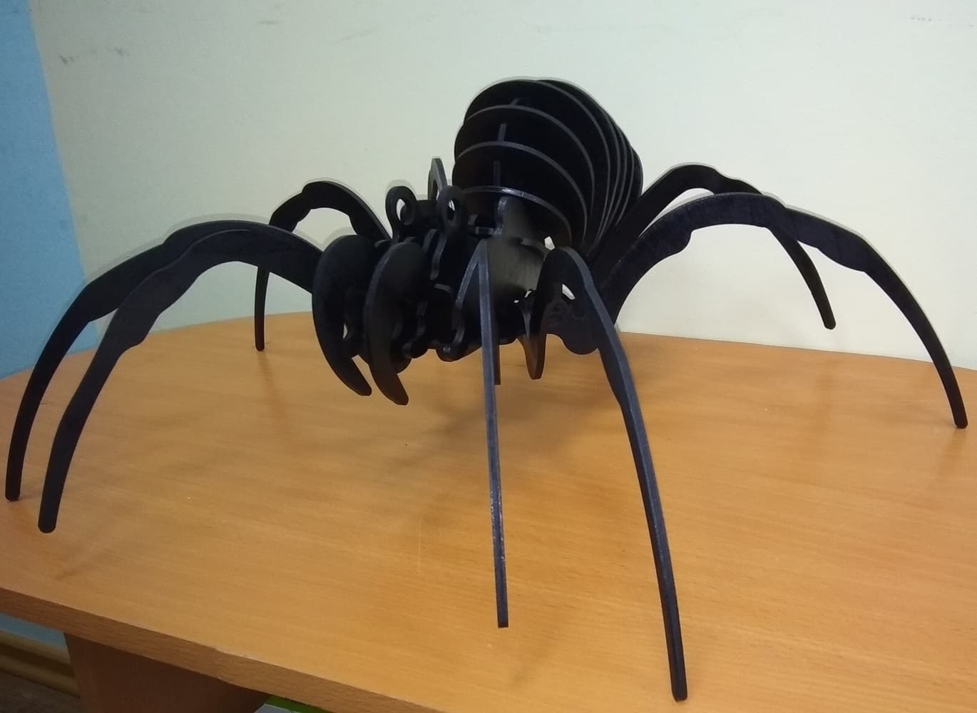 3D Spider Wooden Puzzle Laser Cut Vector File
