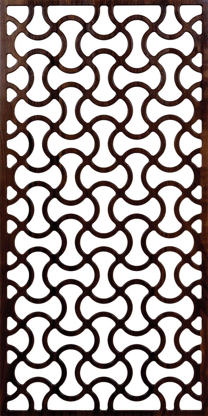 Abstract Geometric Lattice Screen Panel Vector DXF Design