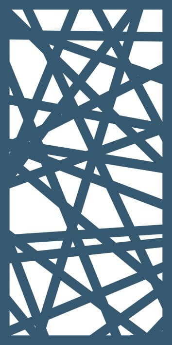 Abstract Geometric Pattern Panel DXF Vector File