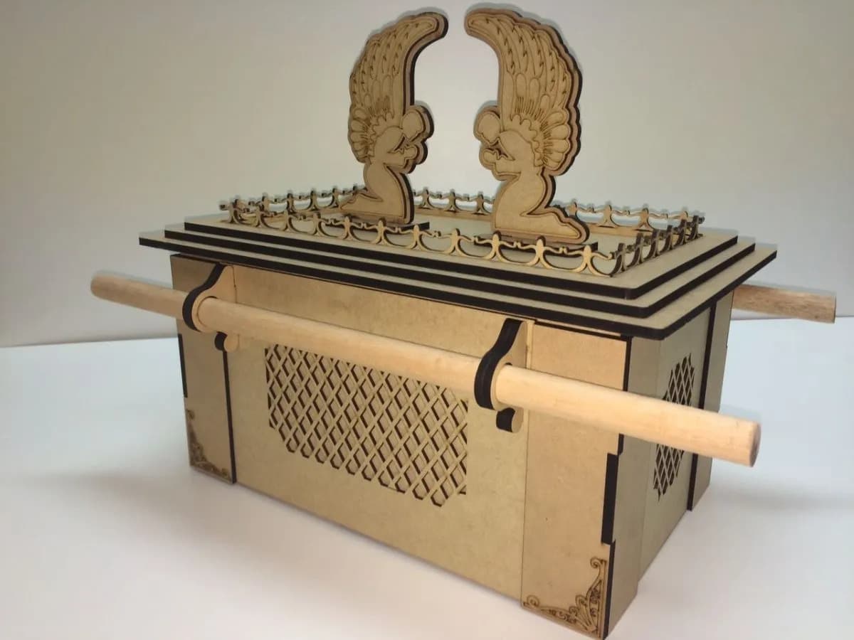 Ark of the Covenant Laser Cut 3D Model Free Vector File