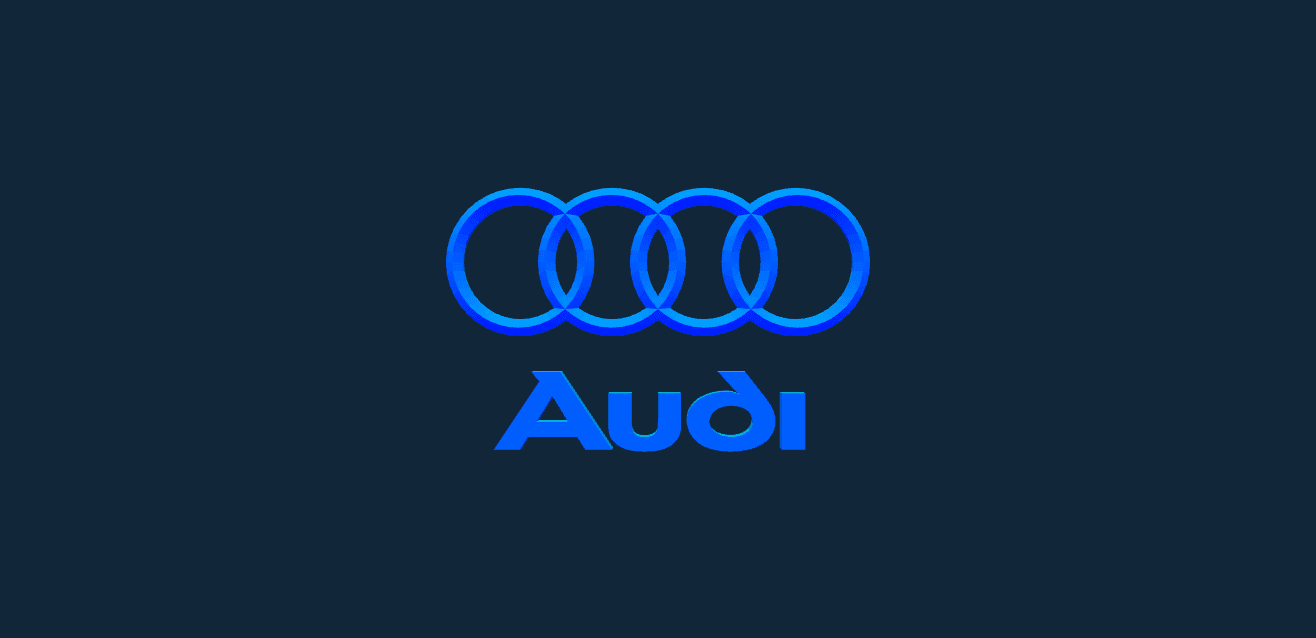 Audi Logo Vector File for CNC Laser Cutting - Free Download