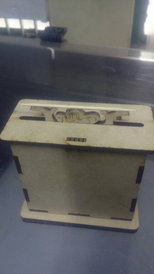 Automatic Toothpick Dispenser Laser Cut Vector File