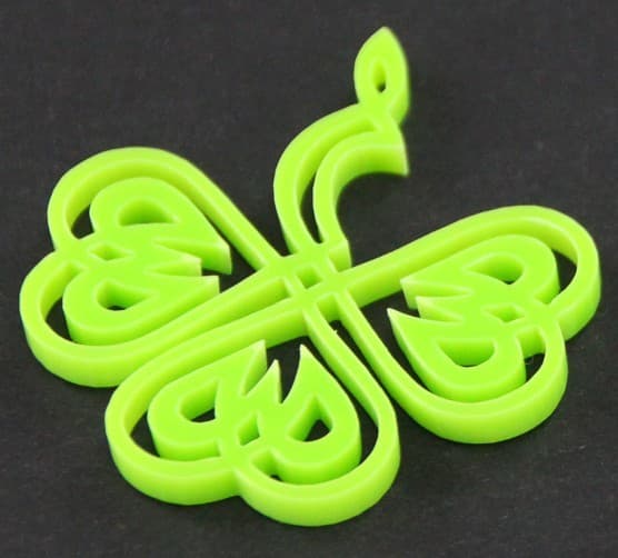 Celtic Four-Leaf Clover Vector Design for Laser Cutting SVG