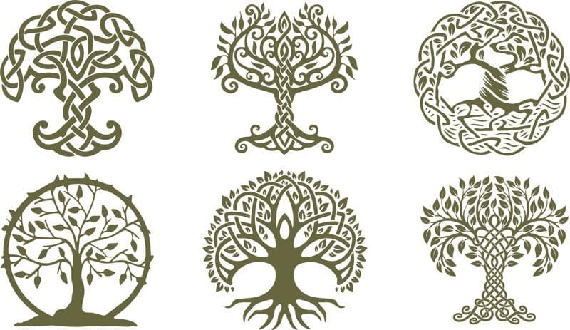 Celtic Tree of Life Vector Collection - DXF Laser Cut Files