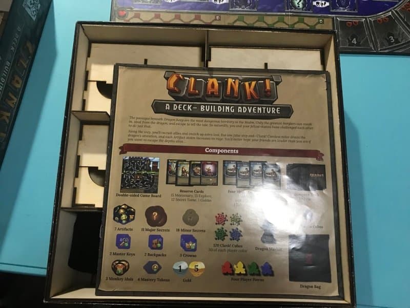 Clank! Board Game Organizer Insert Laser Cut Vector File
